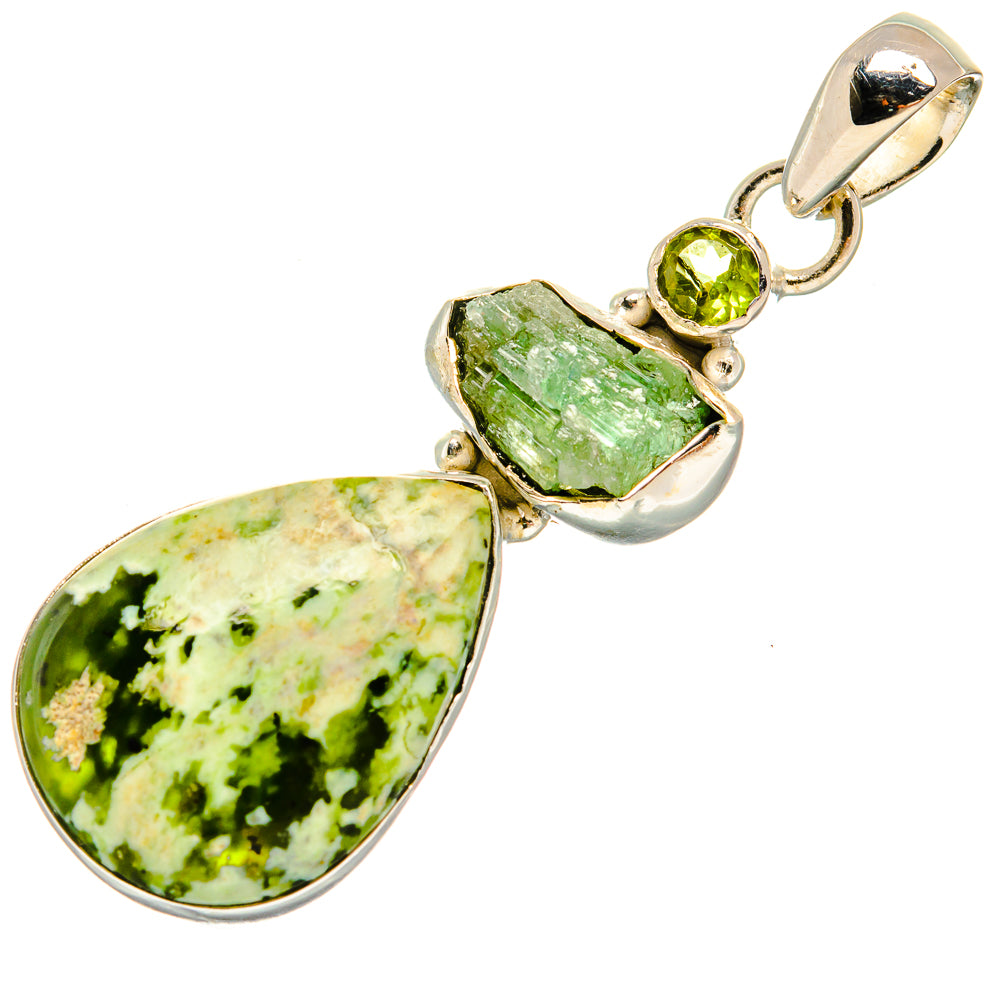 Rainforest Opal Pendants handcrafted by Anasilvercos - PD24160 - Photo 2