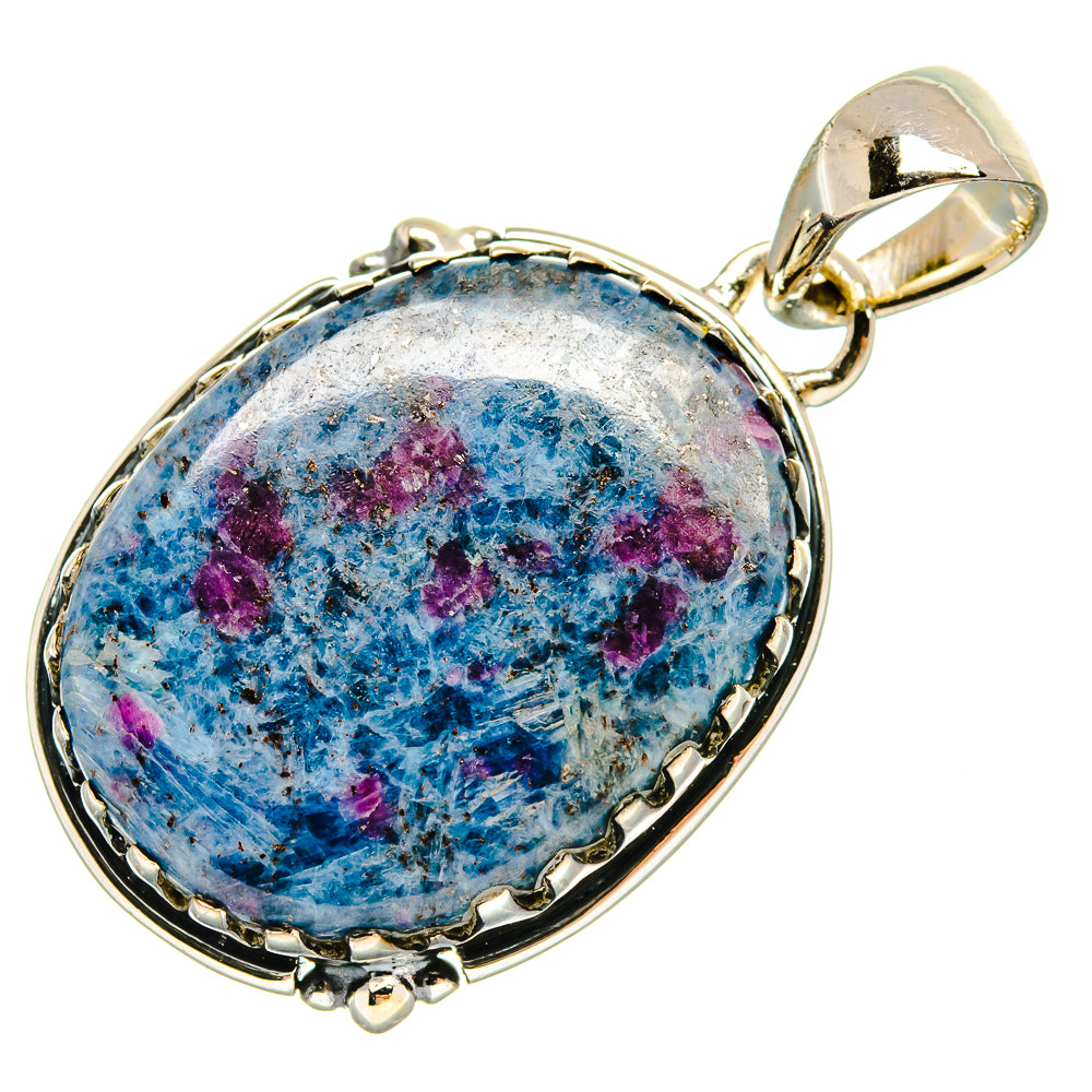 Ruby Fuchsite Pendants handcrafted by Anasilvercos - PD24163 - Photo 2