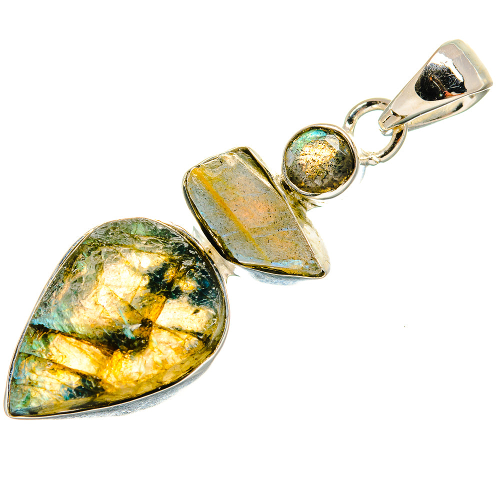 Labradorite Pendants handcrafted by Anasilvercos - PD24168 - Photo 2