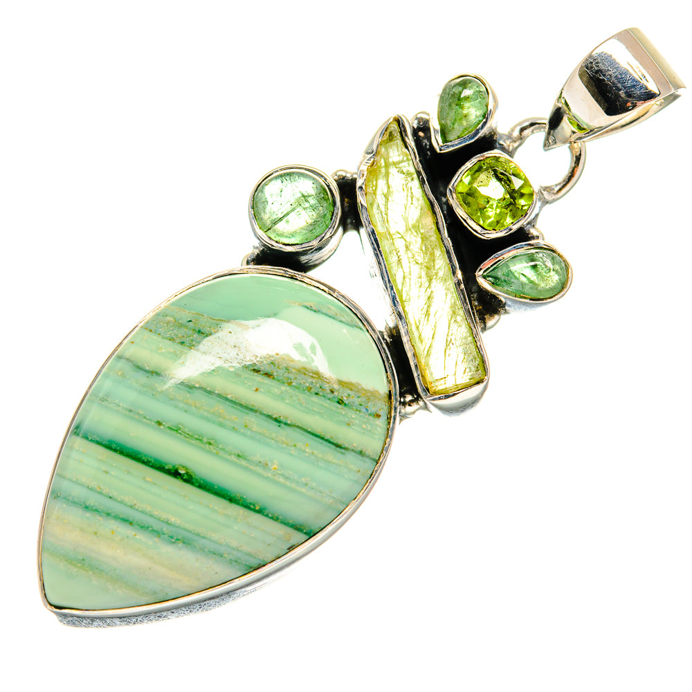 Ocean Jasper Pendants handcrafted by Anasilvercos - PD24196 - Photo 2