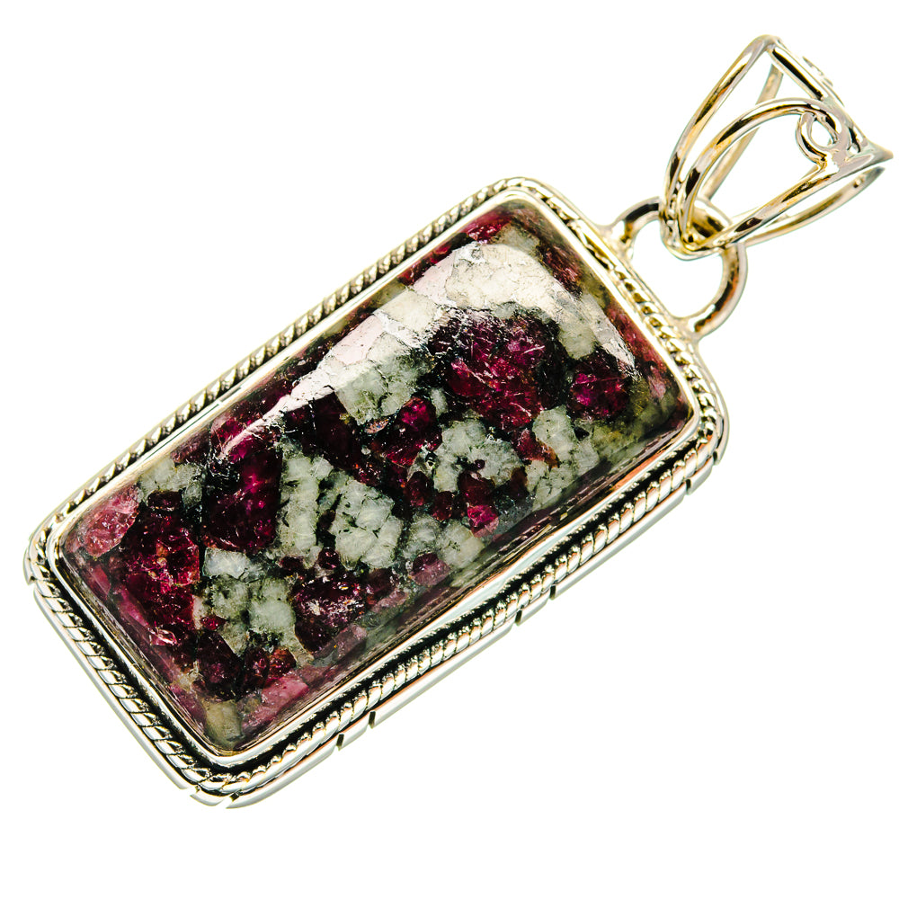Russian Eudialyte Pendants handcrafted by Anasilvercos - PD24201 - Photo 2
