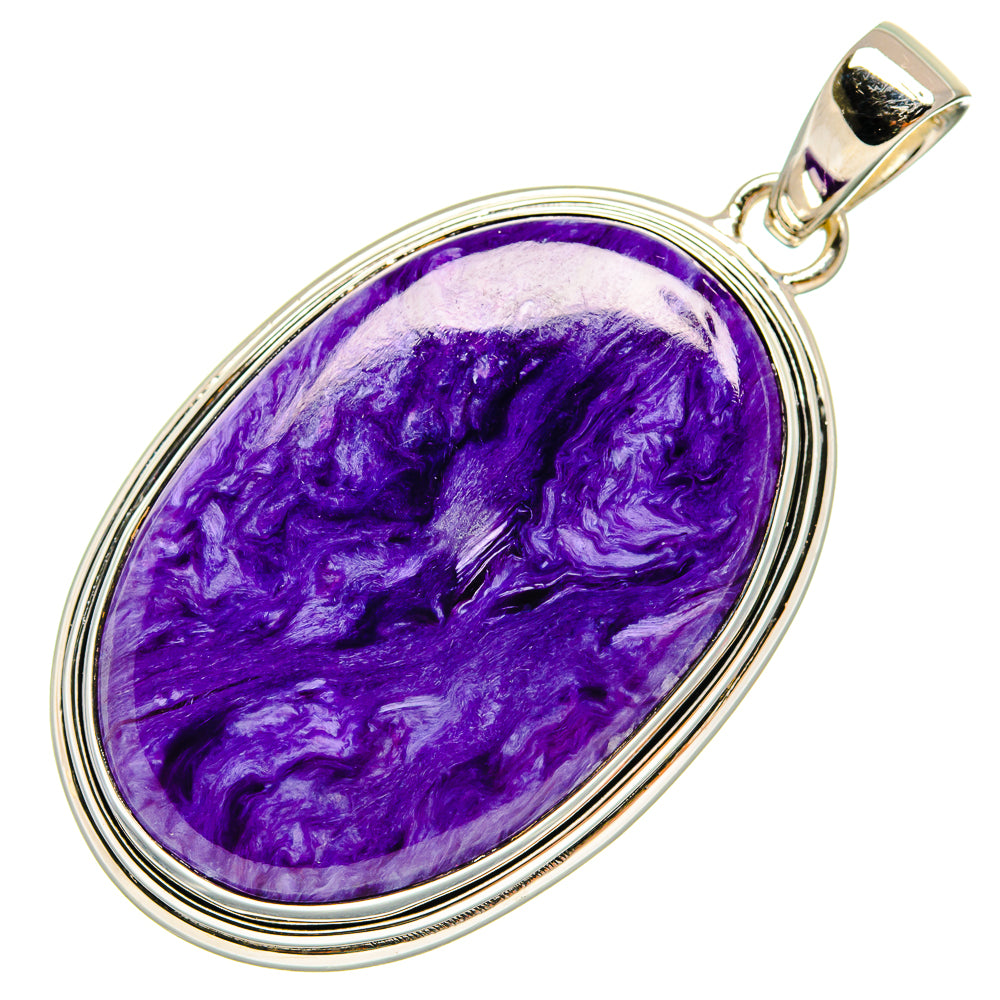 Charoite Pendants handcrafted by Anasilvercos - PD24221 - Photo 2