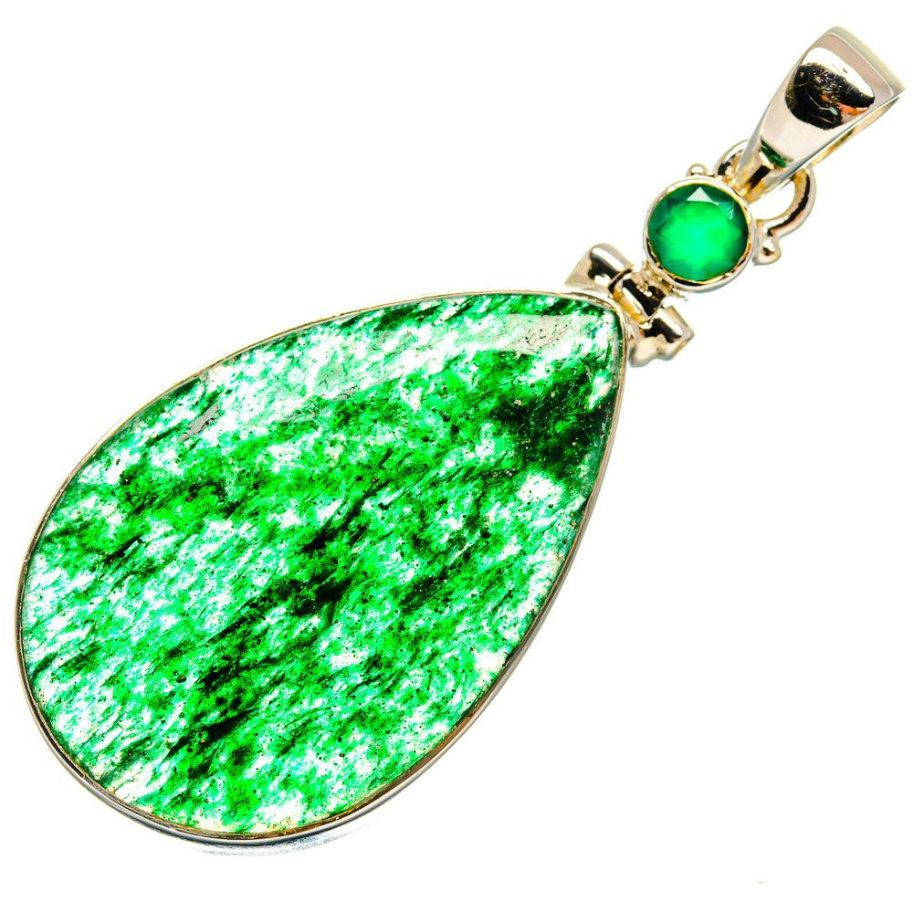 Green Aventurine Pendants handcrafted by Anasilvercos - PD24224 - Photo 2
