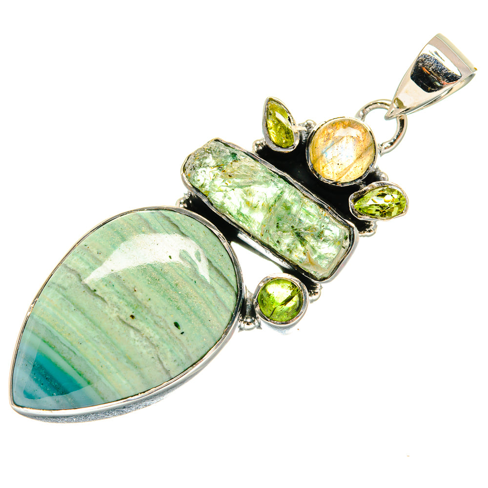 Ocean Jasper Pendants handcrafted by Anasilvercos - PD24228 - Photo 2