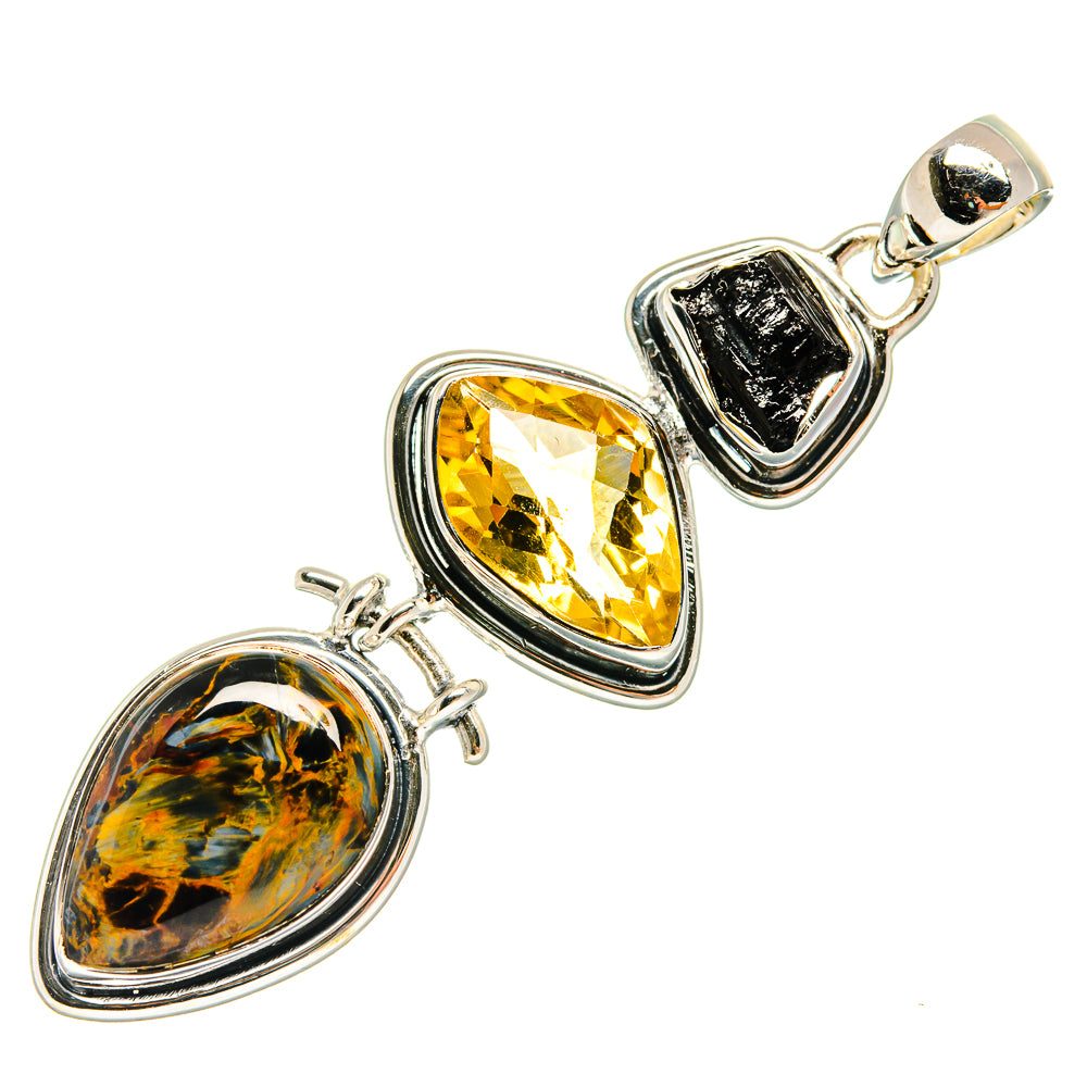 Pietersite Pendants handcrafted by Anasilvercos - PD24229 - Photo 2