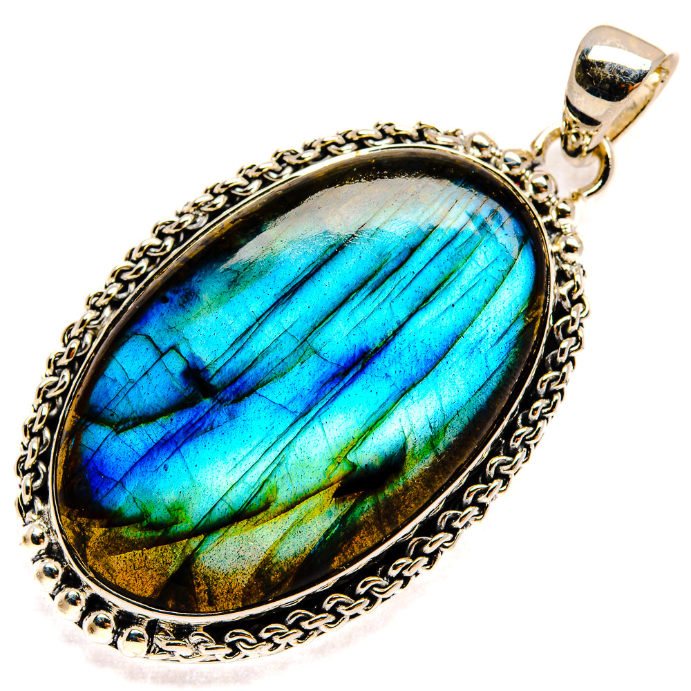 Labradorite Pendants handcrafted by Anasilvercos - PD24237 - Photo 2