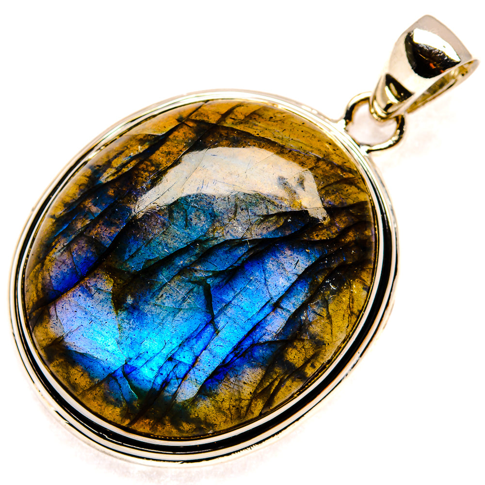 Labradorite Pendants handcrafted by Anasilvercos - PD24238 - Photo 2