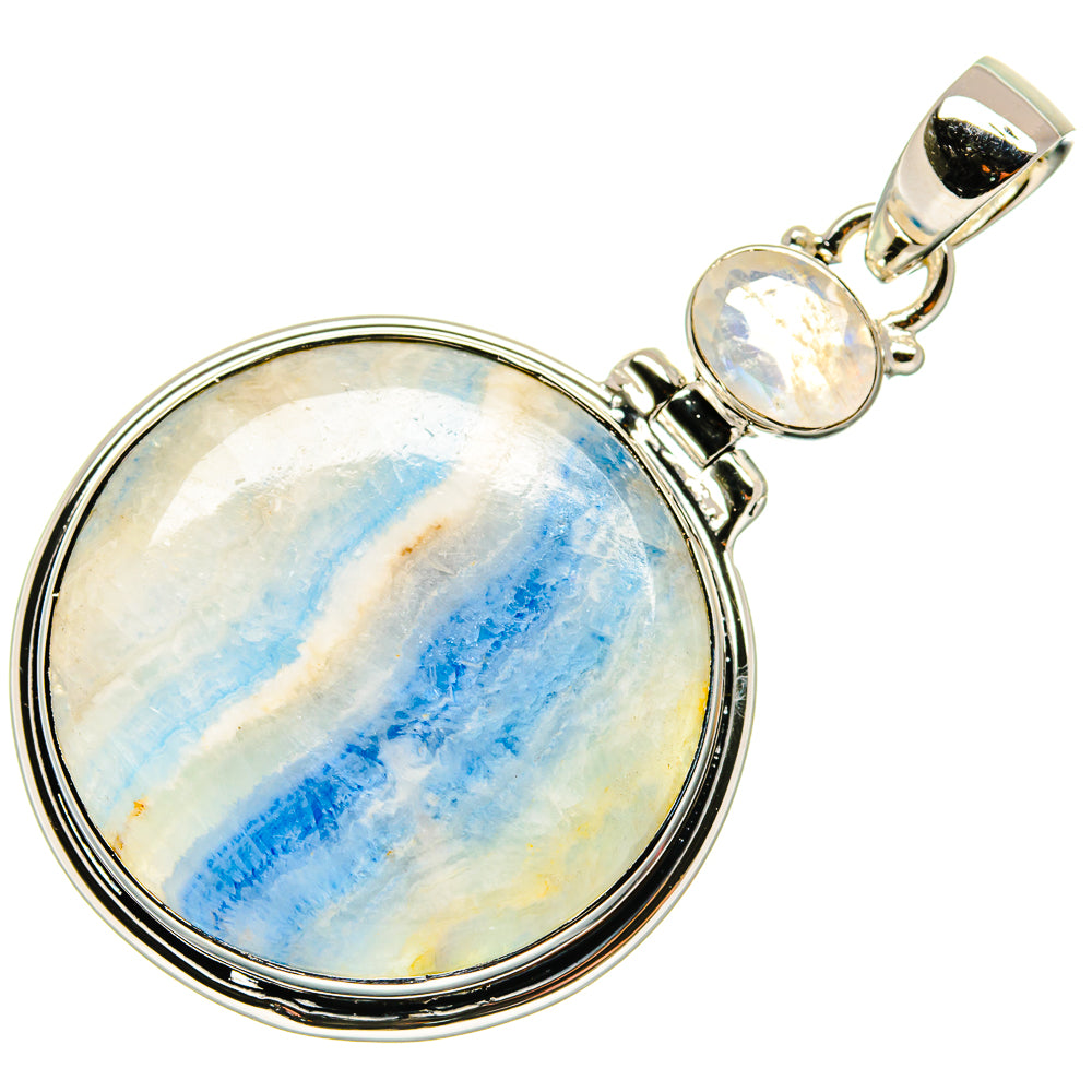 Blue Scheelite Pendants handcrafted by Anasilvercos - PD24259 - Photo 2