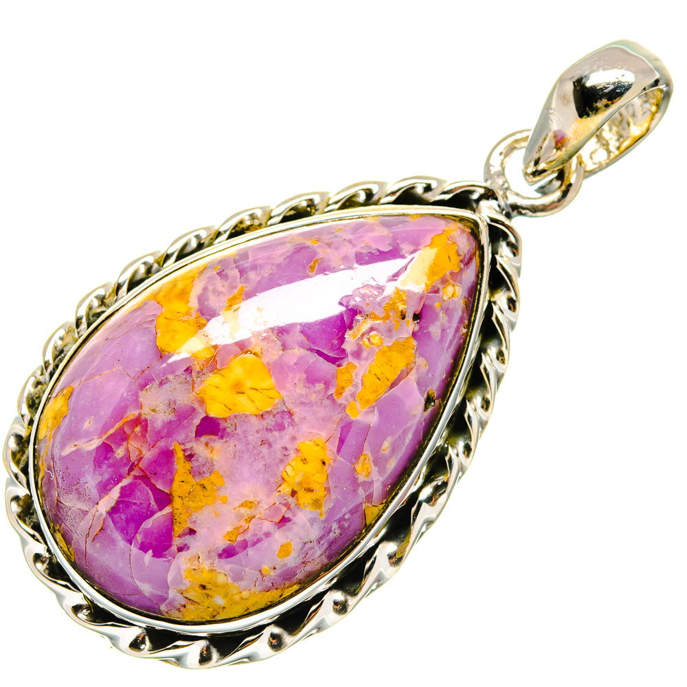 Phosphosiderite Pendants handcrafted by Anasilvercos - PD24261 - Photo 2