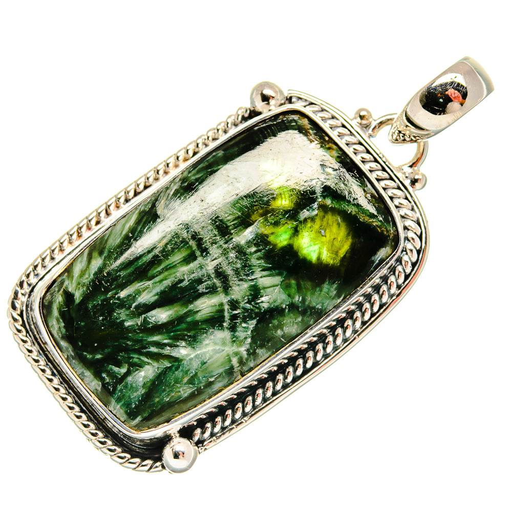 Seraphinite Pendants handcrafted by Anasilvercos - PD24266 - Photo 2