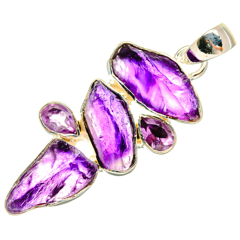 Amethyst Pendants handcrafted by Anasilvercos - PD24311 - Photo 2