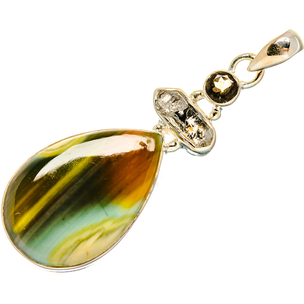 Polychrome Jasper Pendants handcrafted by Anasilvercos - PD24318 - Photo 2