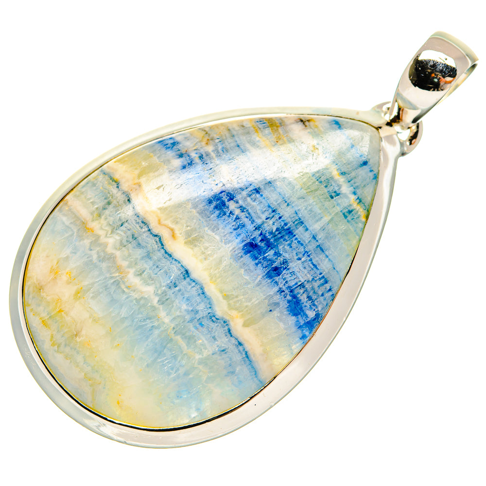 Blue Scheelite Pendants handcrafted by Anasilvercos - PD24341 - Photo 2