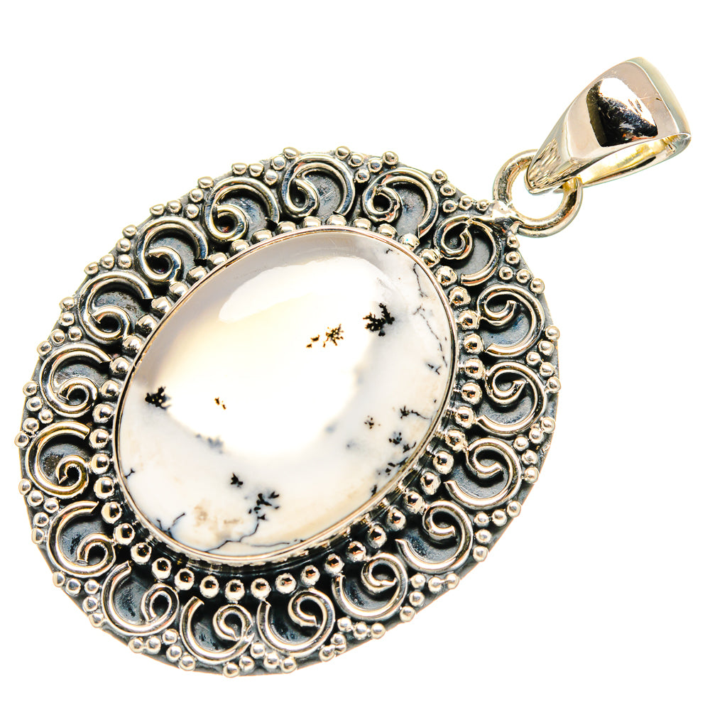 Dendritic Opal Pendants handcrafted by Anasilvercos - PD24356 - Photo 2