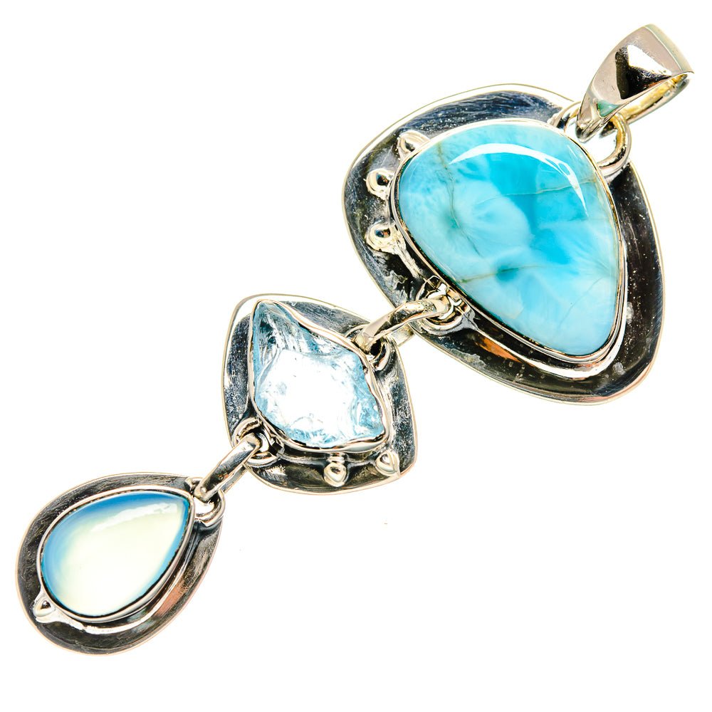 Larimar Pendants handcrafted by Anasilvercos - PD24368 - Photo 2