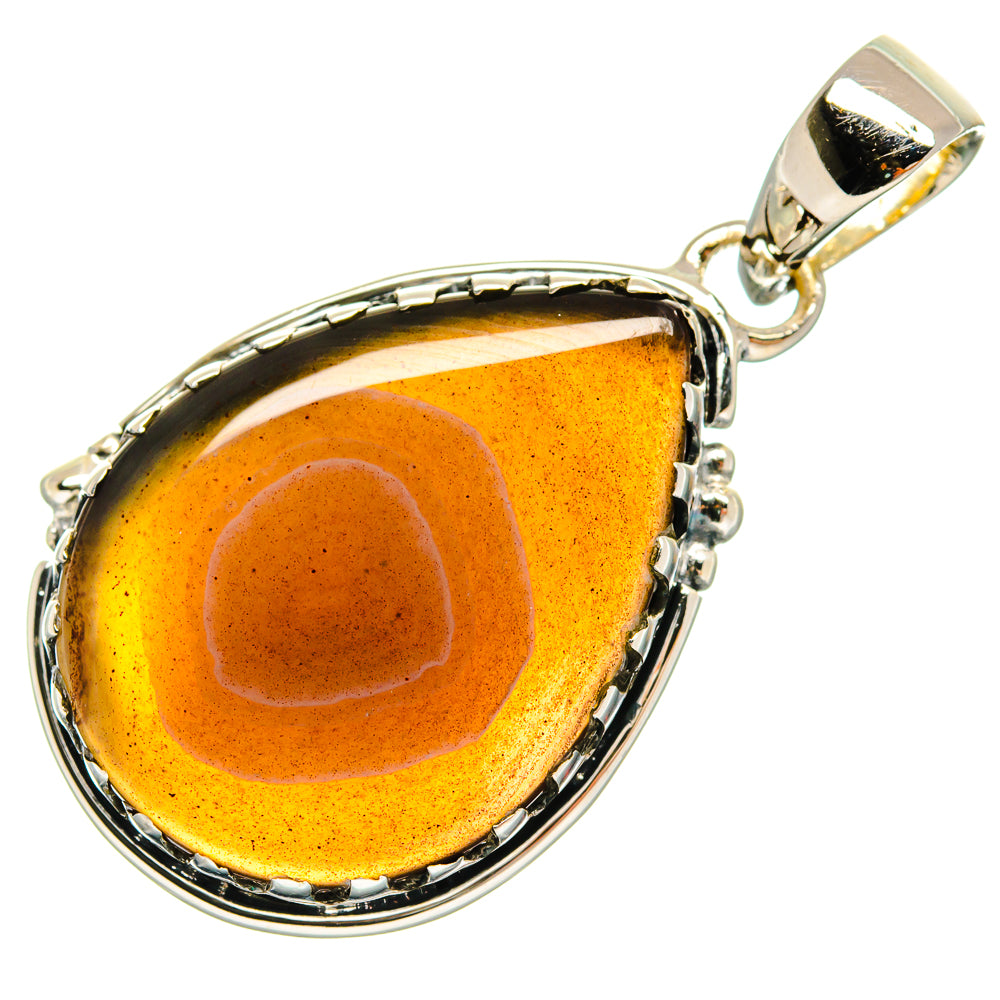 Botswana Agate Pendants handcrafted by Anasilvercos - PD24369 - Photo 2