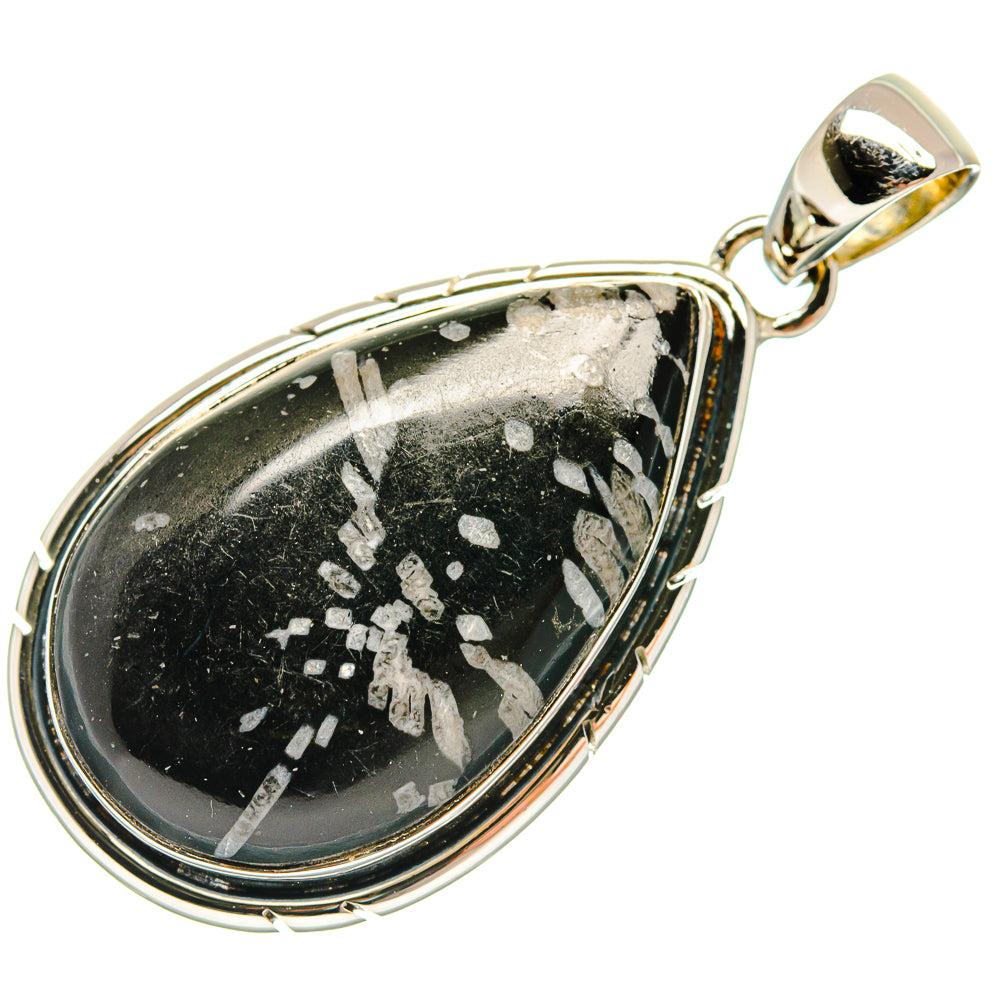 Chrysanthemum Stone Pendants handcrafted by Anasilvercos - PD24374 - Photo 2