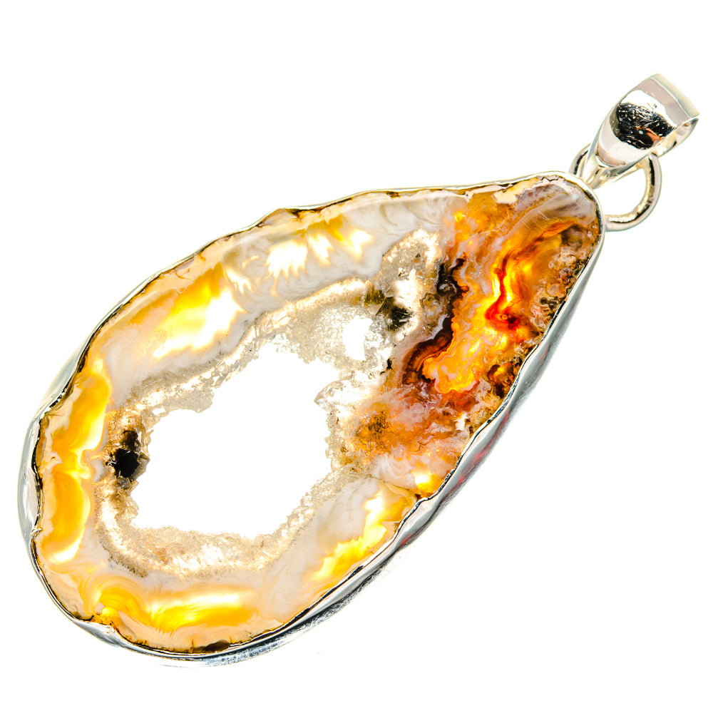 Coconut Geode Druzy Pendants handcrafted by Anasilvercos - PD24401 - Photo 2