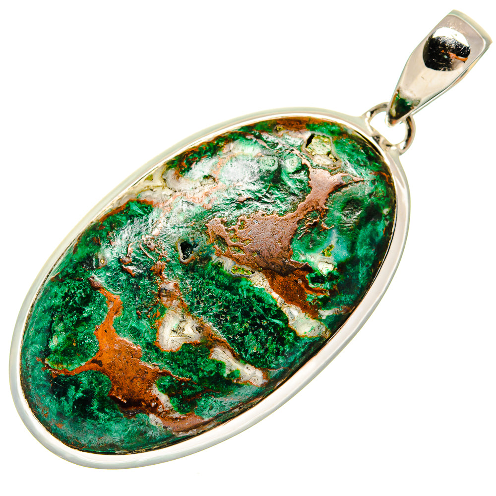 Chrysocolla Pendants handcrafted by Anasilvercos - PD24403 - Photo 2