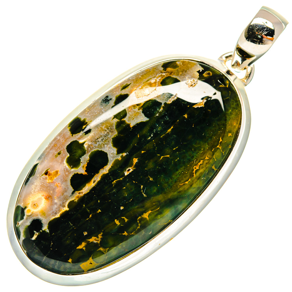 Ocean Jasper Pendants handcrafted by Anasilvercos - PD24409 - Photo 2