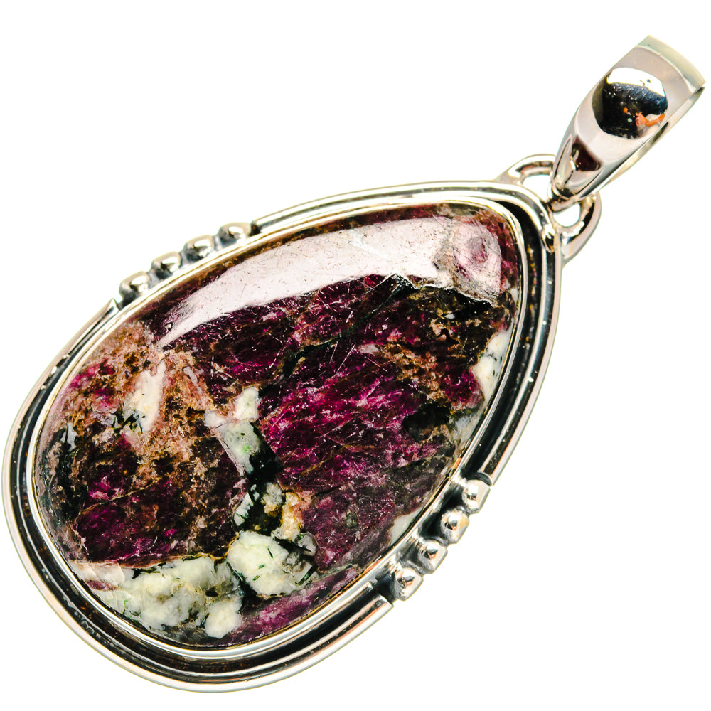 Russian Eudialyte Pendants handcrafted by Anasilvercos - PD24427 - Photo 2