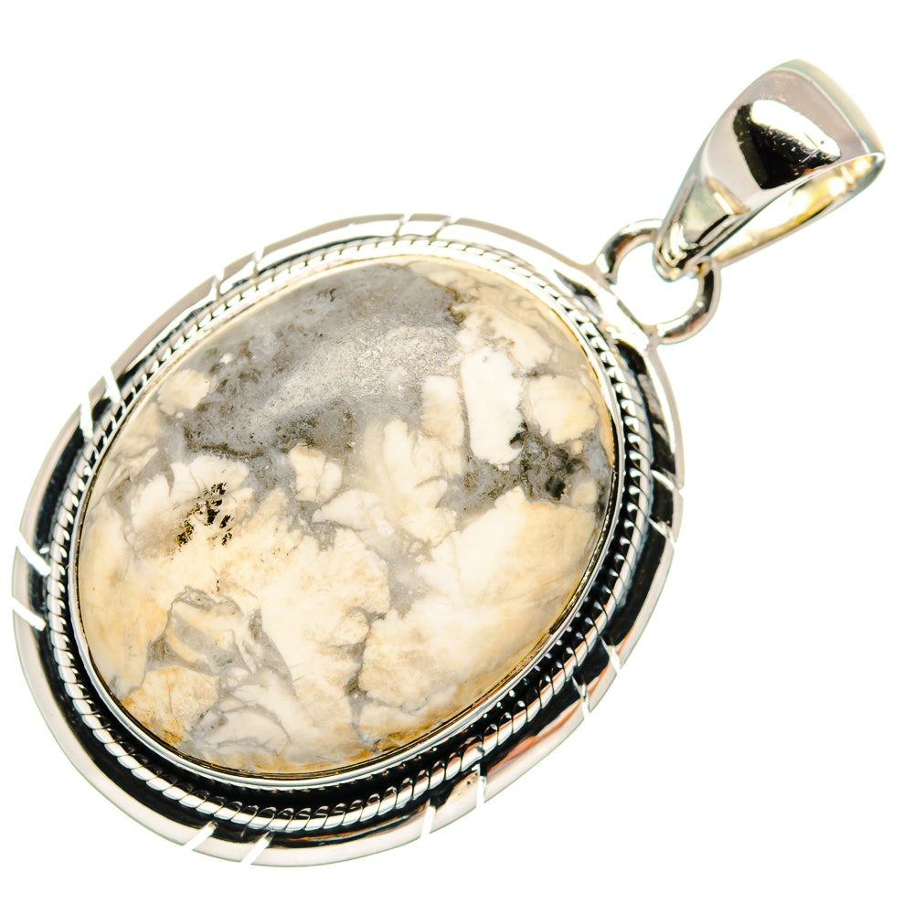 Howlite Pendants handcrafted by Anasilvercos - PD24428 - Photo 2