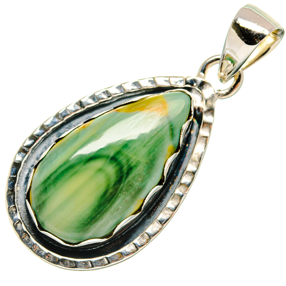 Polychrome Jasper Pendants handcrafted by Anasilvercos - PD24436 - Photo 2