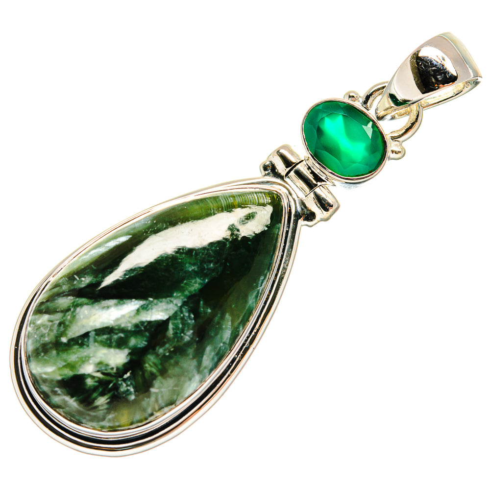 Seraphinite Pendants handcrafted by Anasilvercos - PD24438 - Photo 2