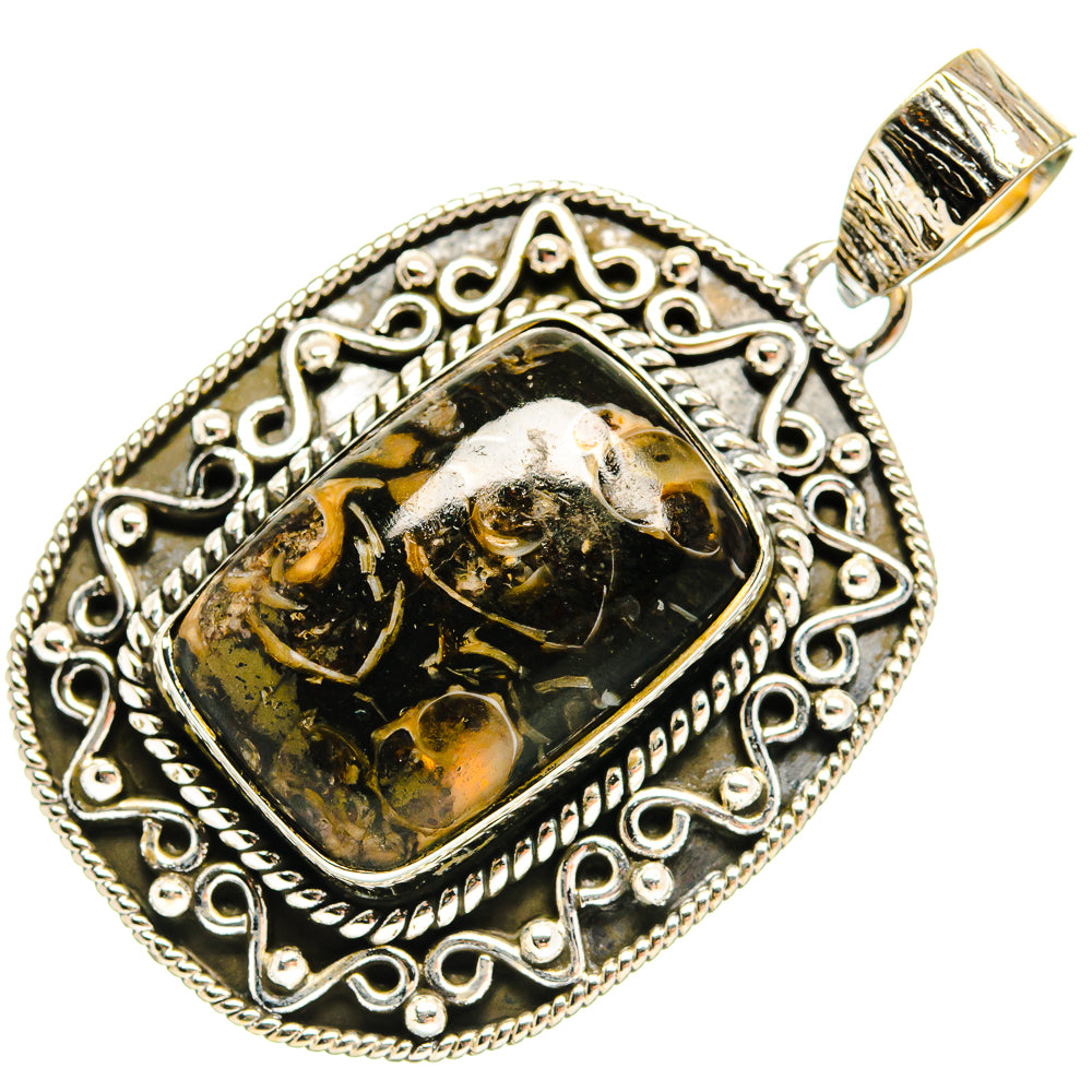 Turritella Agate Pendants handcrafted by Anasilvercos - PD24455 - Photo 2