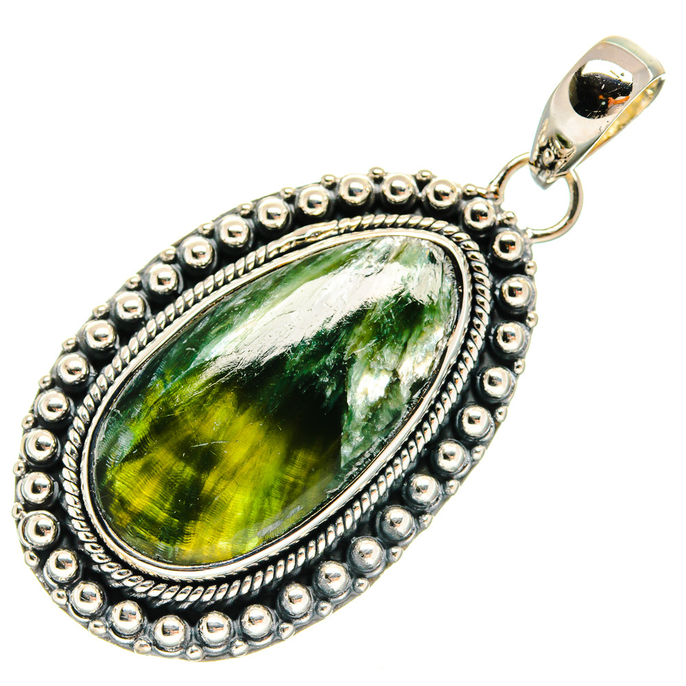 Seraphinite Pendants handcrafted by Anasilvercos - PD24456 - Photo 2