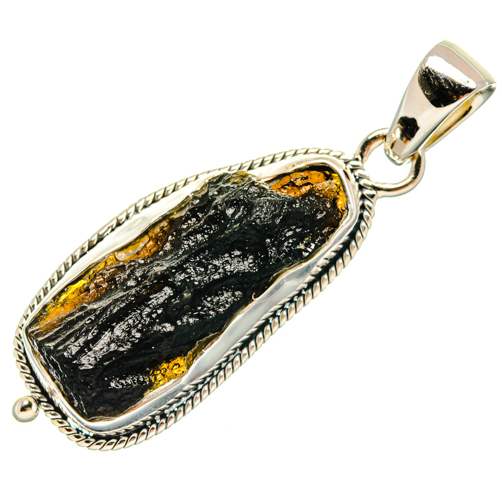 Tektite Pendants handcrafted by Anasilvercos - PD24457 - Photo 2