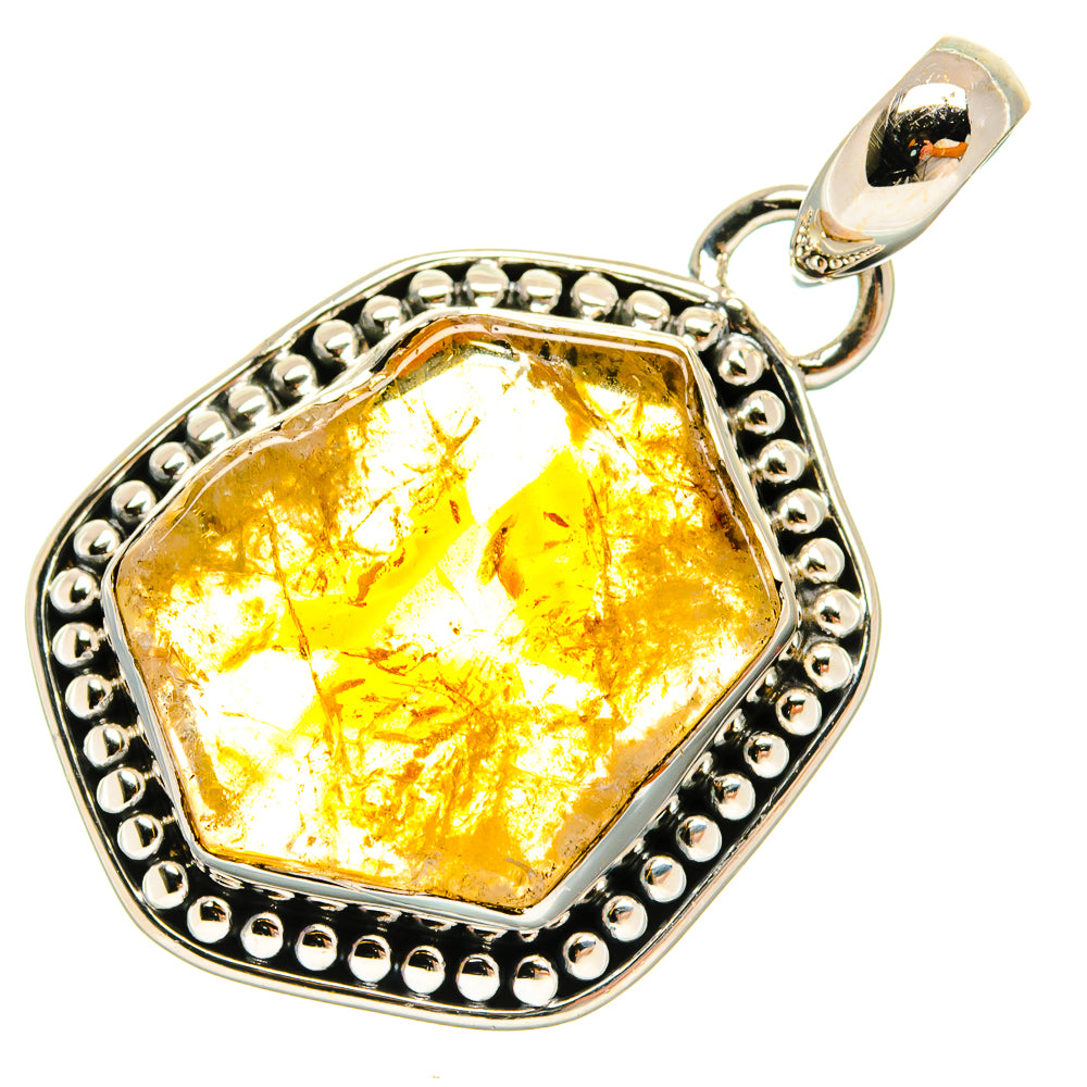 Citrine Pendants handcrafted by Anasilvercos - PD24464 - Photo 2