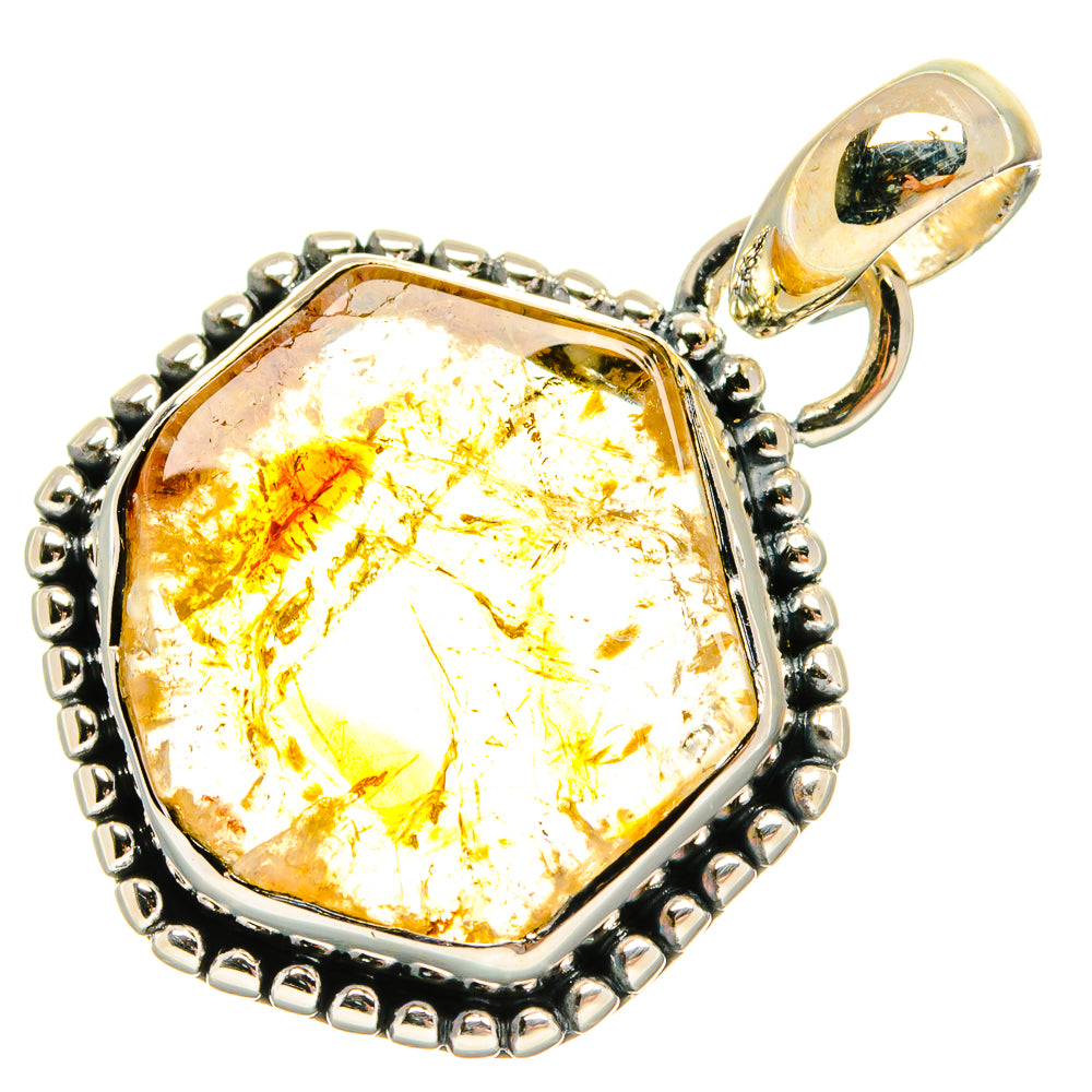 Citrine Pendants handcrafted by Anasilvercos - PD24465 - Photo 2