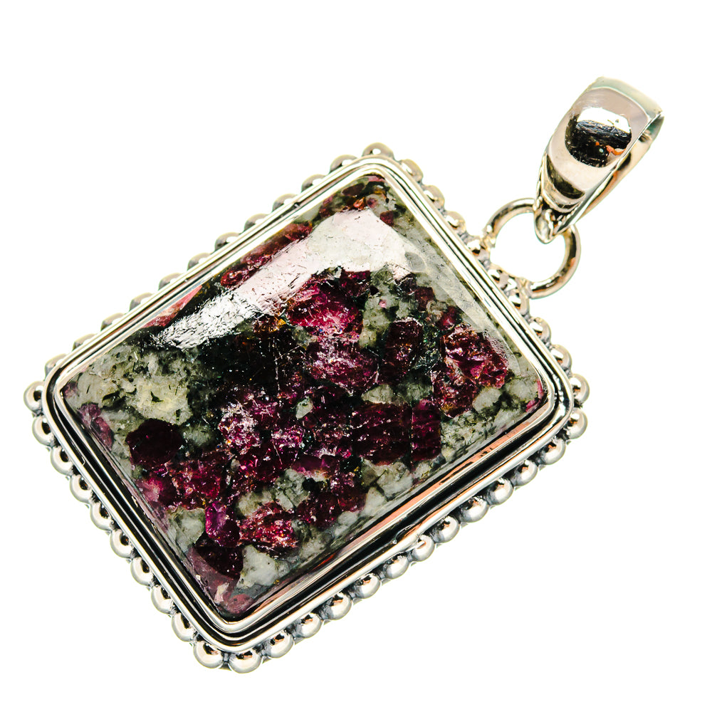 Russian Eudialyte Pendants handcrafted by Anasilvercos - PD24470 - Photo 2