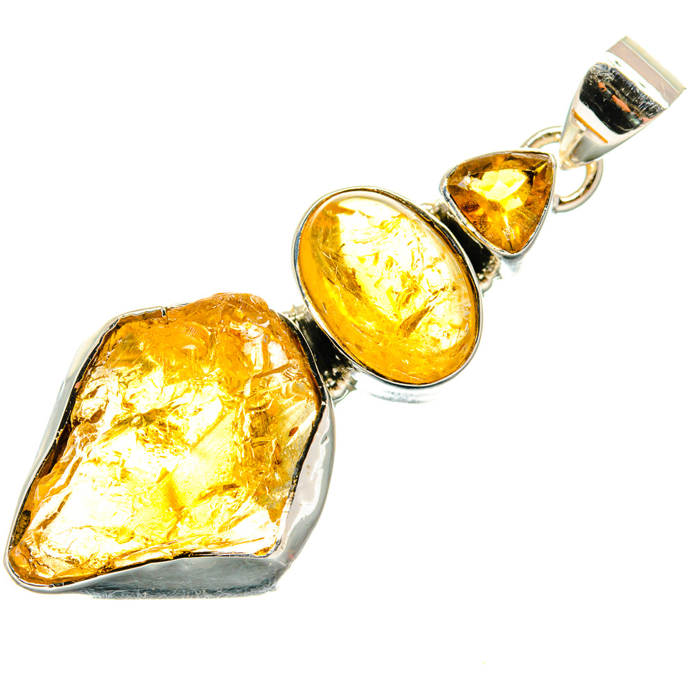 Citrine Pendants handcrafted by Anasilvercos - PD24482 - Photo 2