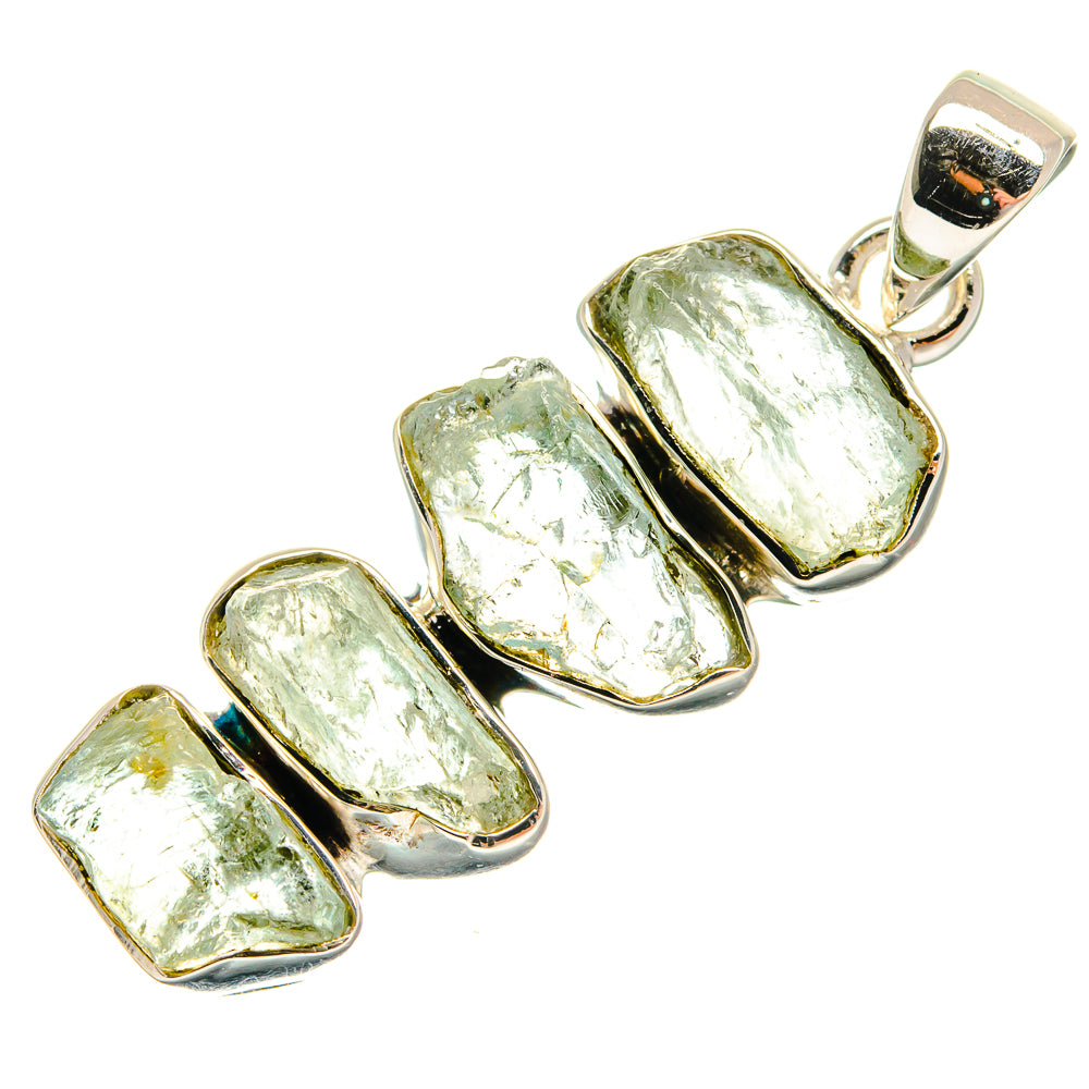 Aquamarine Pendants handcrafted by Anasilvercos - PD24483 - Photo 2