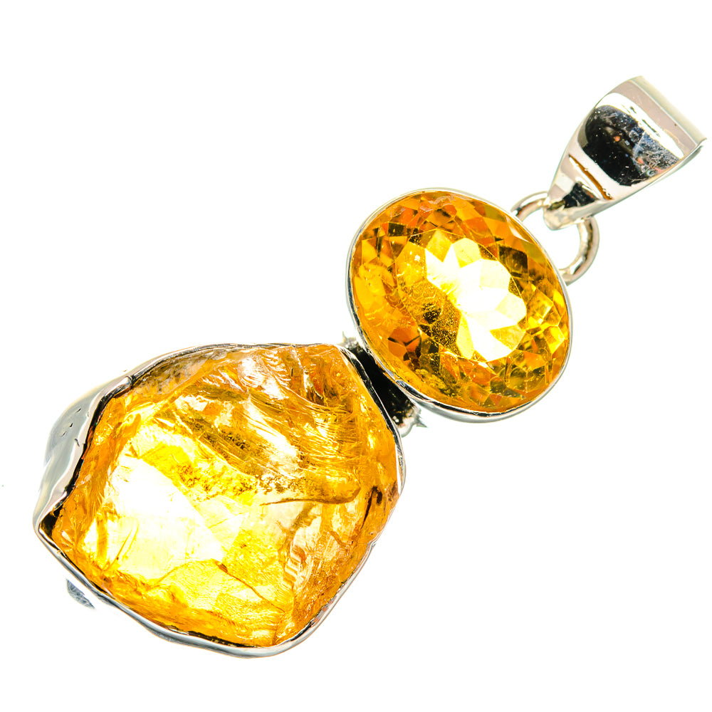 Citrine Pendants handcrafted by Anasilvercos - PD24486 - Photo 2