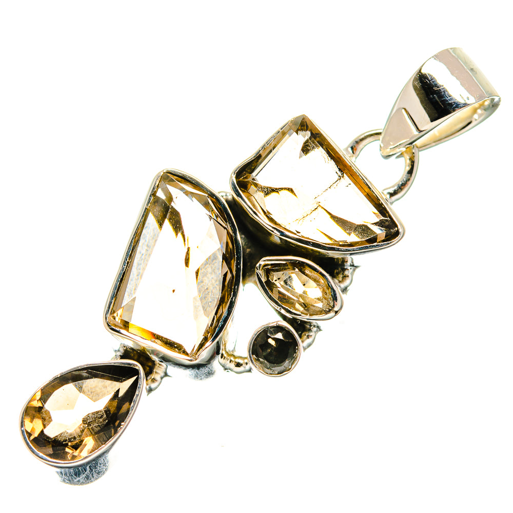 Smoky Quartz Pendants handcrafted by Anasilvercos - PD24489 - Photo 2
