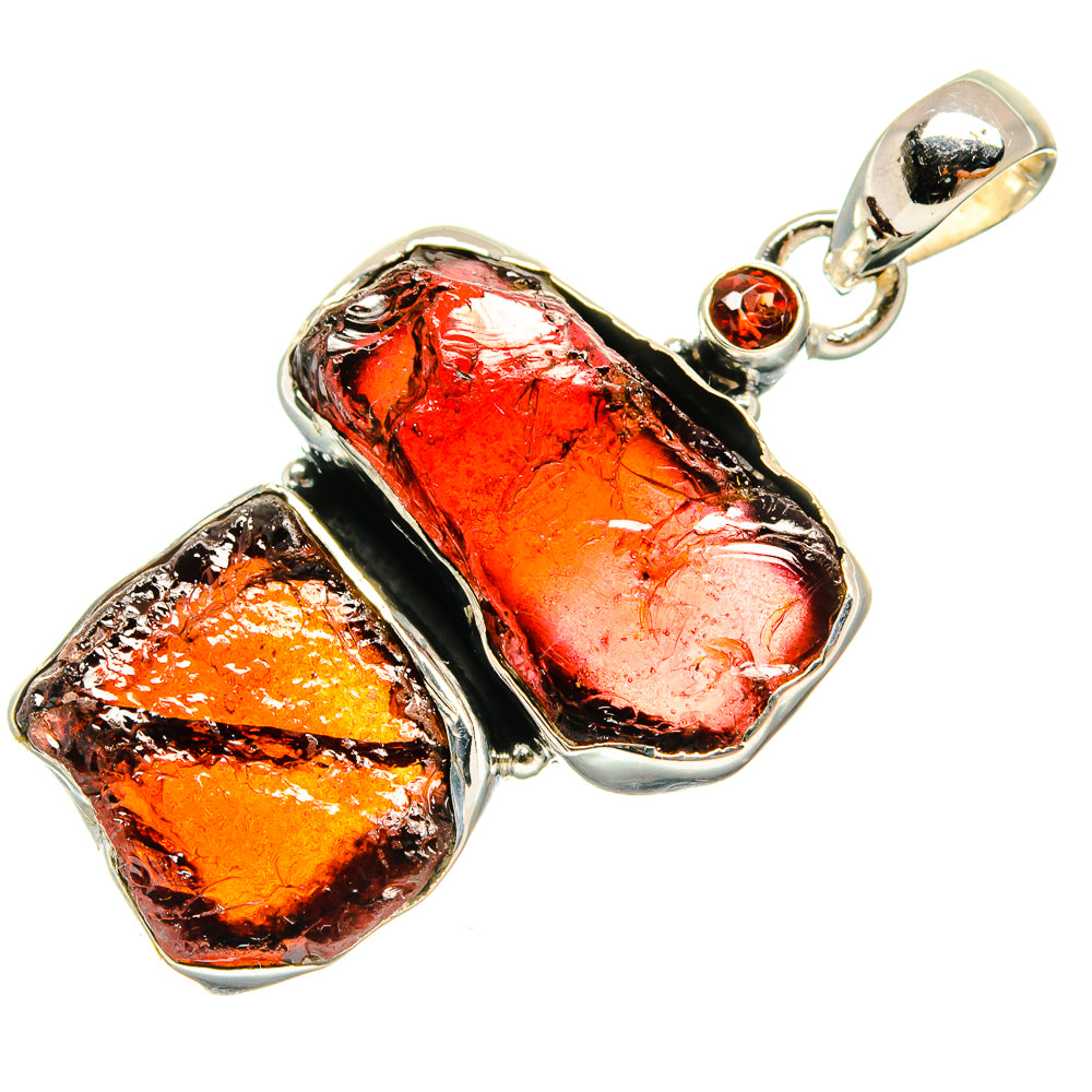 Garnet Pendants handcrafted by Anasilvercos - PD24491 - Photo 2