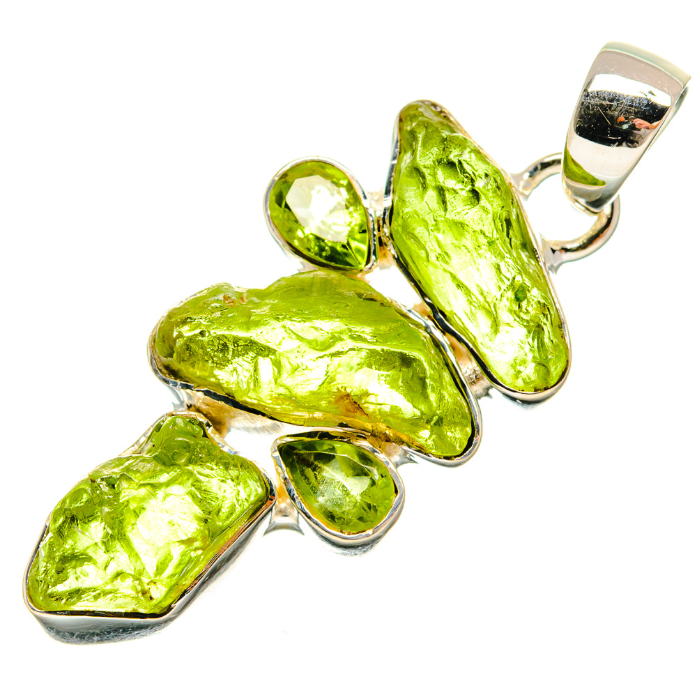 Peridot Pendants handcrafted by Anasilvercos - PD24494 - Photo 2