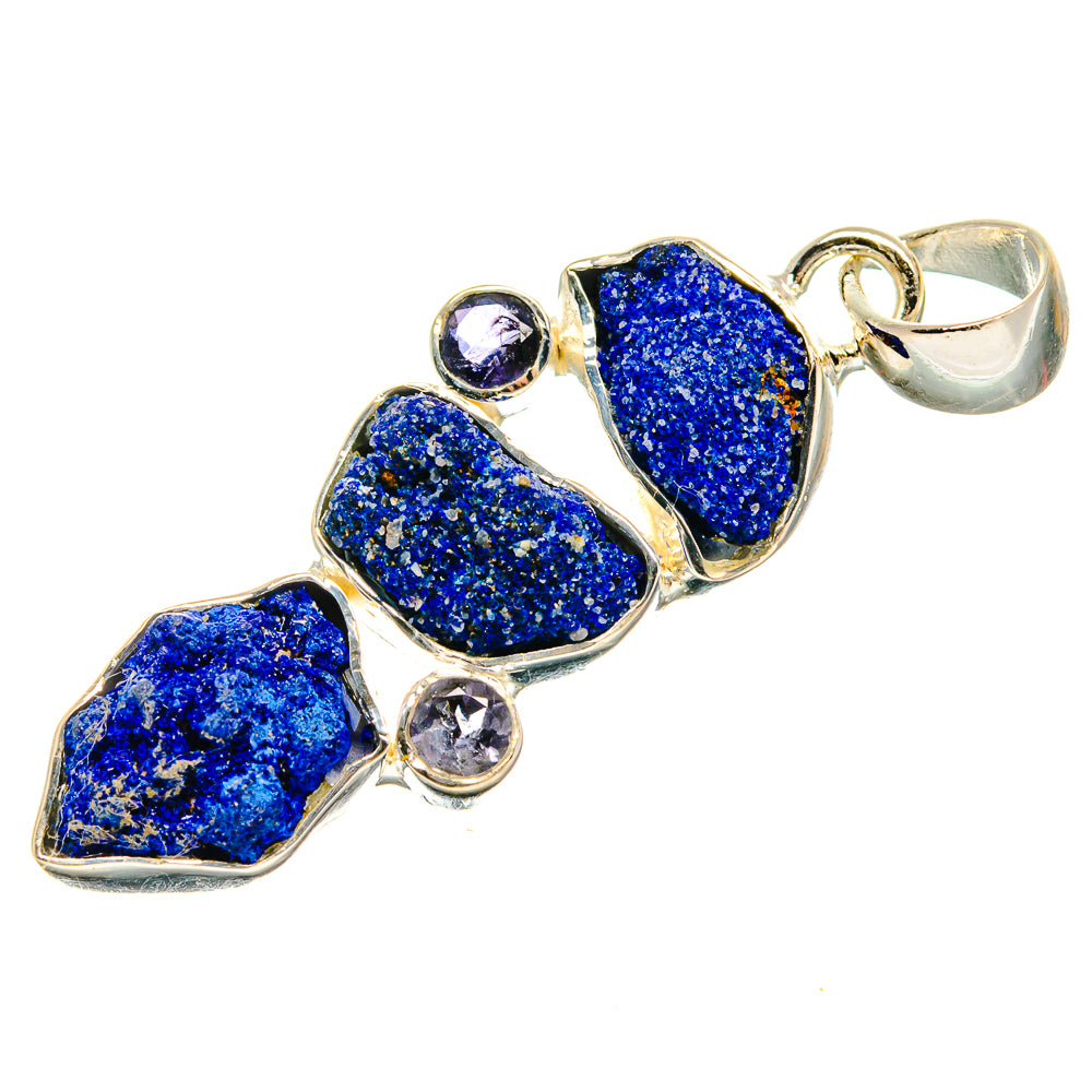 Lapis Lazuli, Tanzanite Pendants handcrafted by Anasilvercos - PD24495 - Photo 2
