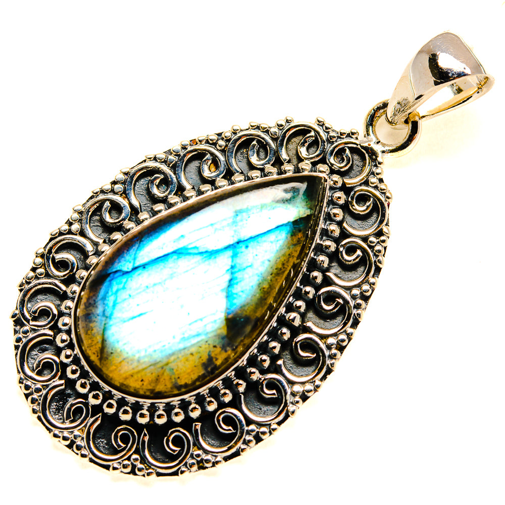 Labradorite Pendants handcrafted by Anasilvercos - PD24527 - Photo 2