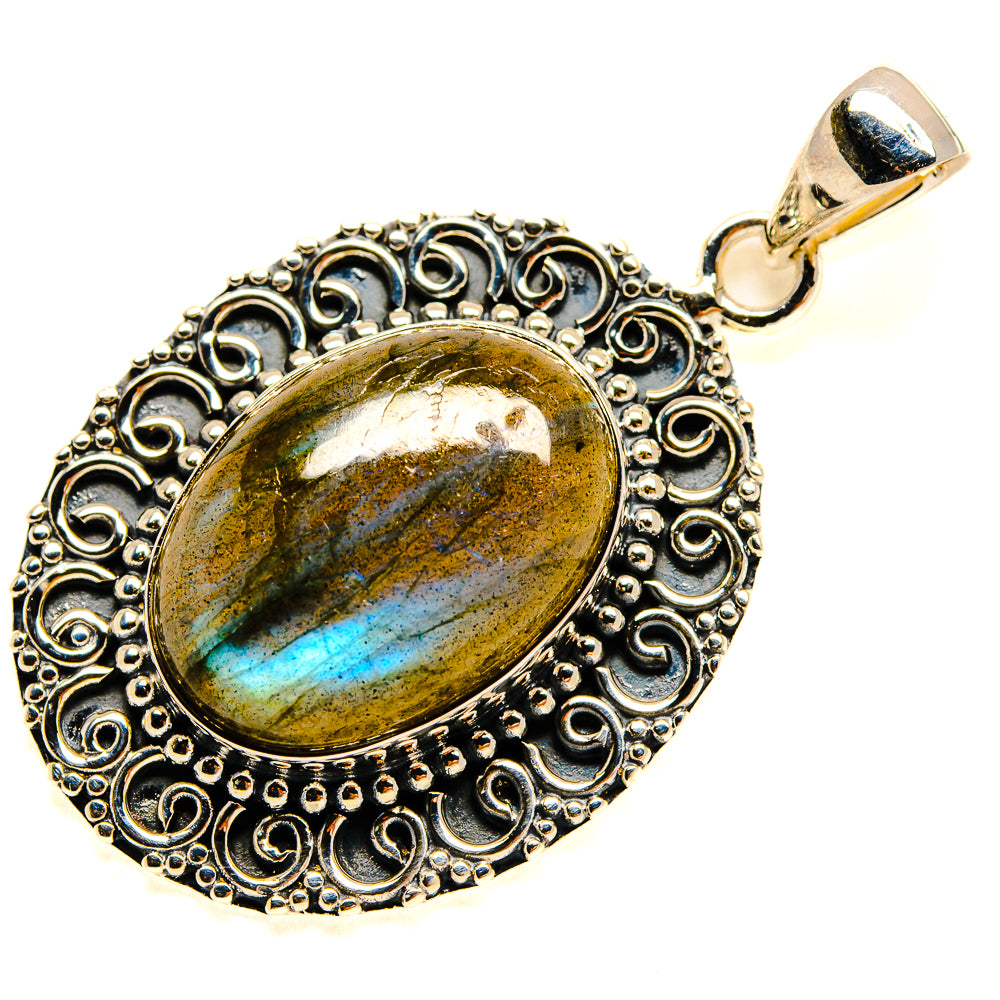Labradorite Pendants handcrafted by Anasilvercos - PD24528 - Photo 2