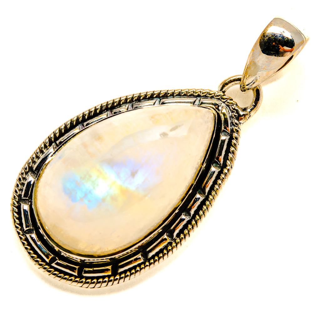 Rainbow Moonstone Pendants handcrafted by Anasilvercos - PD24533 - Photo 2