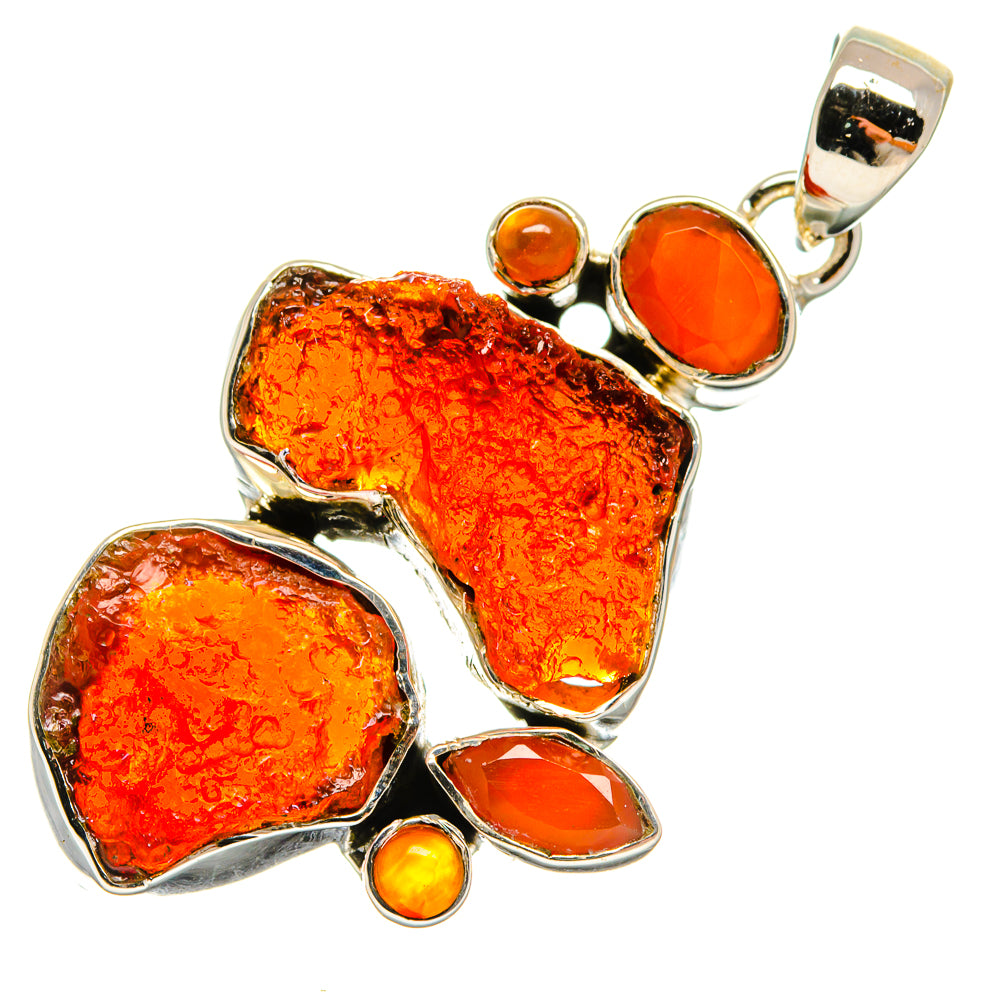 Red Onyx Pendants handcrafted by Anasilvercos - PD24552 - Photo 2