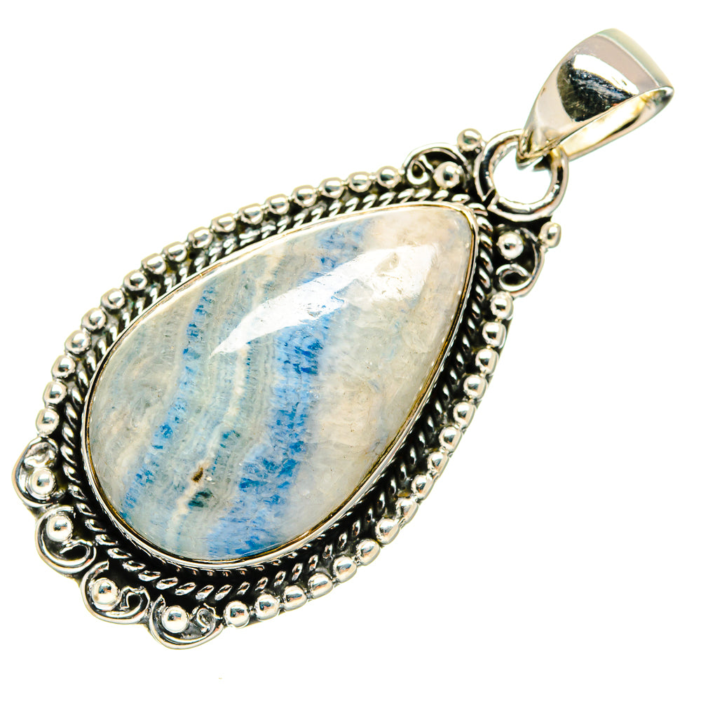 Blue Scheelite Pendants handcrafted by Anasilvercos - PD24562 - Photo 2