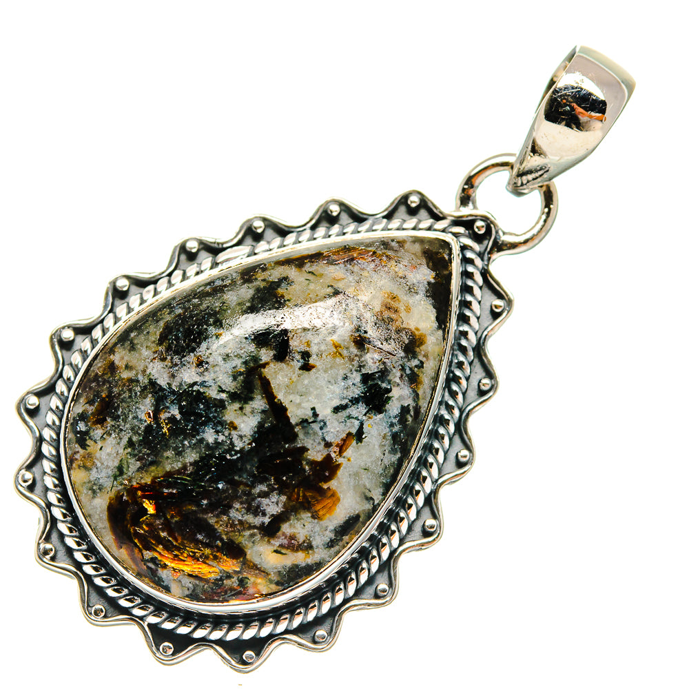 Astrophyllite Pendants handcrafted by Anasilvercos - PD24564 - Photo 2
