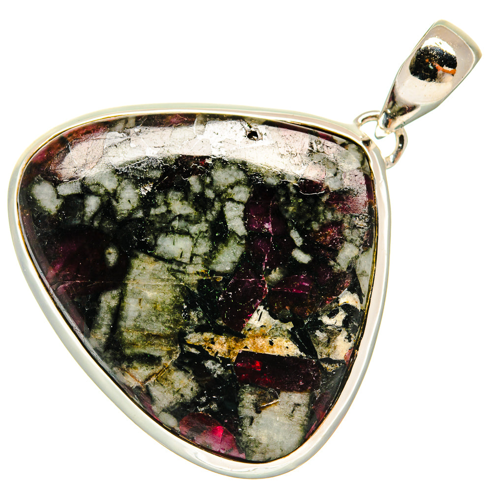 Russian Eudialyte Pendants handcrafted by Anasilvercos - PD24578 - Photo 2