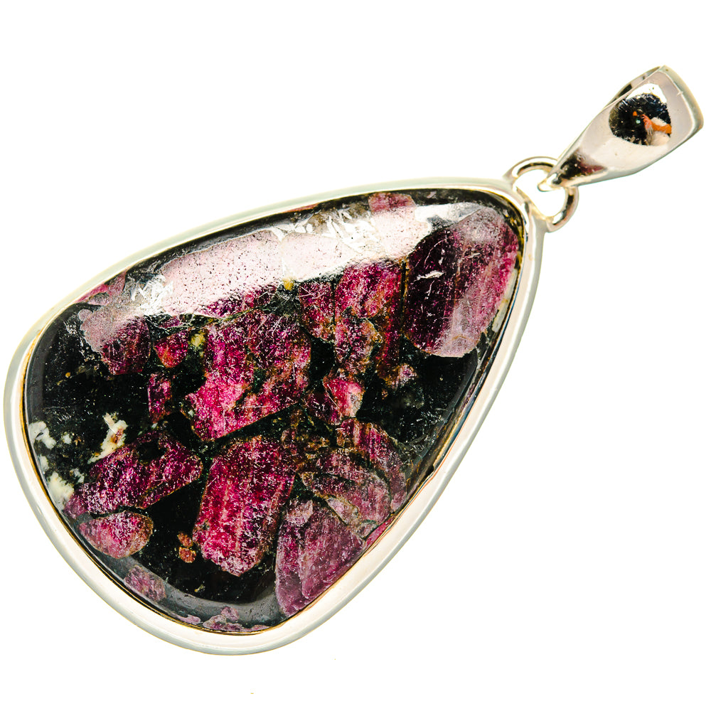 Russian Eudialyte Pendants handcrafted by Anasilvercos - PD24579 - Photo 2