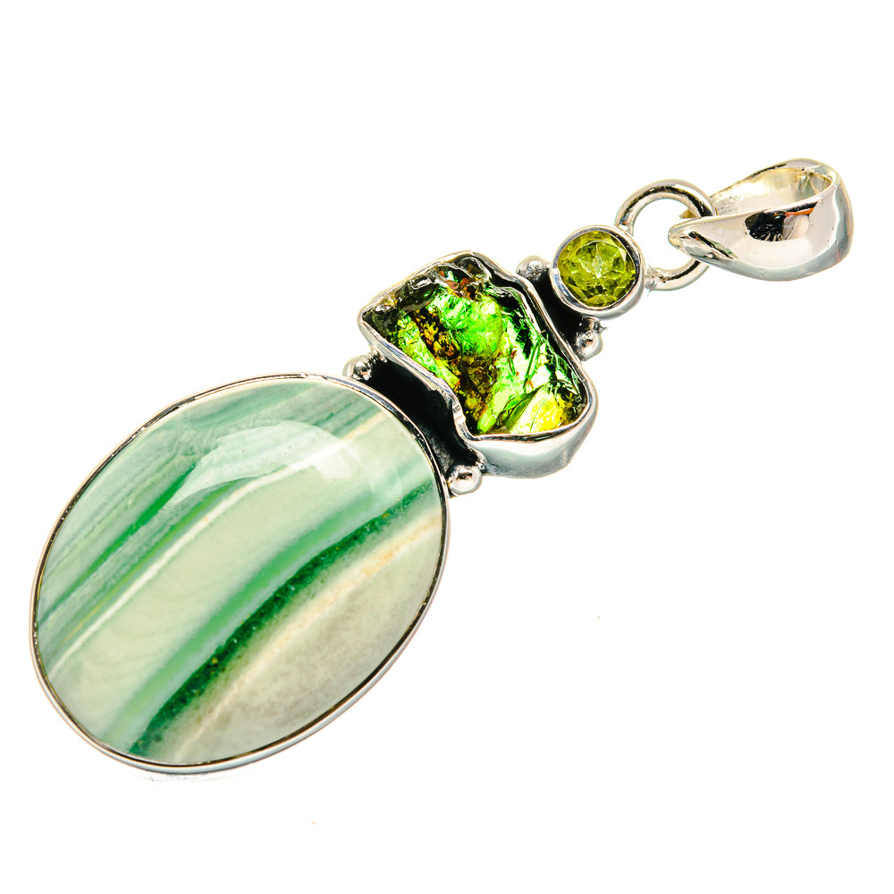 Green Jasper Pendants handcrafted by Anasilvercos - PD24585 - Photo 2